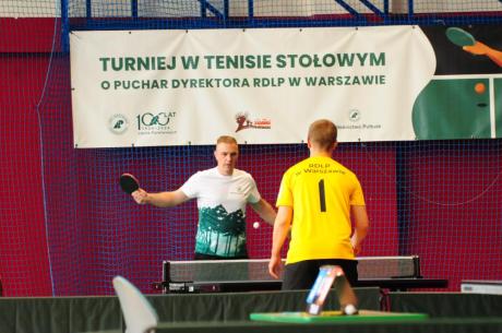 Turniej Tenisa Stołowego o Puchar Dyrektora RDLP w Warszawie