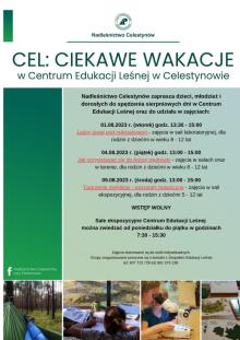 CIEKAWE WAKACJE W CEL W CELESTYNOWIE